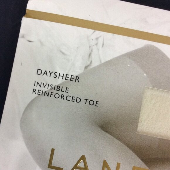 Lane Bryant Day Sheer Pantyhose Plus Size B 1-2X Off White Nylon Invisible Toe - Picture 4 of 4